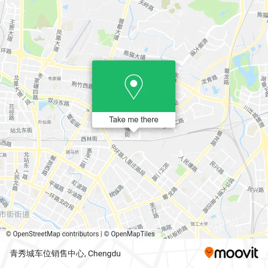 青秀城车位销售中心 map