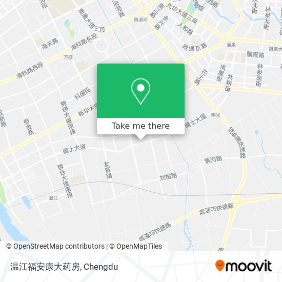 温江福安康大药房 map