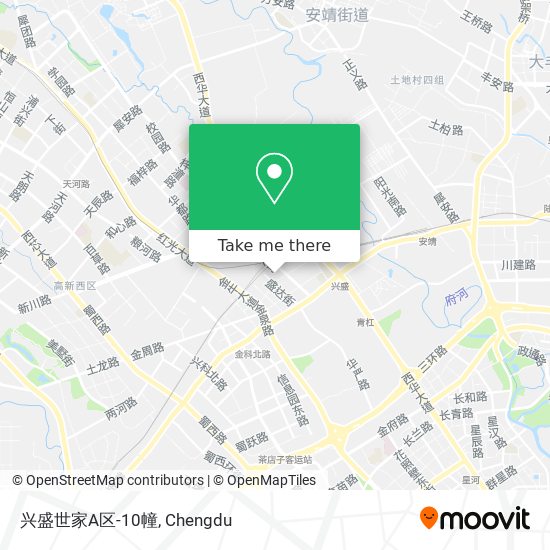 兴盛世家A区-10幢 map