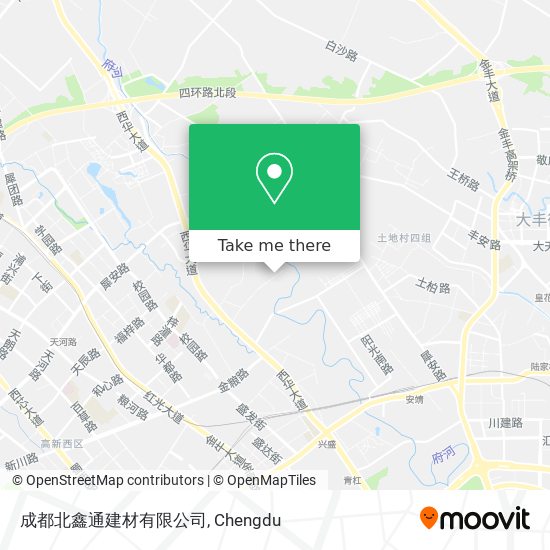 成都北鑫通建材有限公司 map