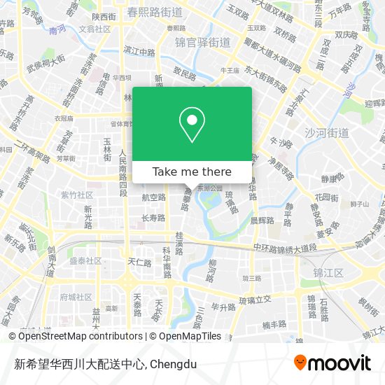 新希望华西川大配送中心 map