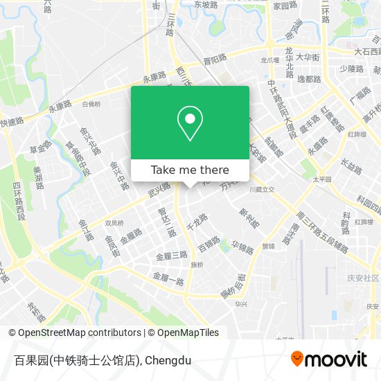 百果园(中铁骑士公馆店) map