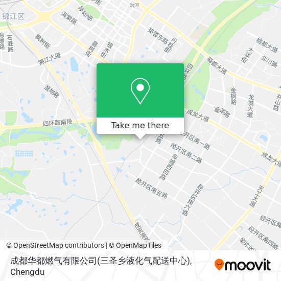 成都华都燃气有限公司(三圣乡液化气配送中心) map