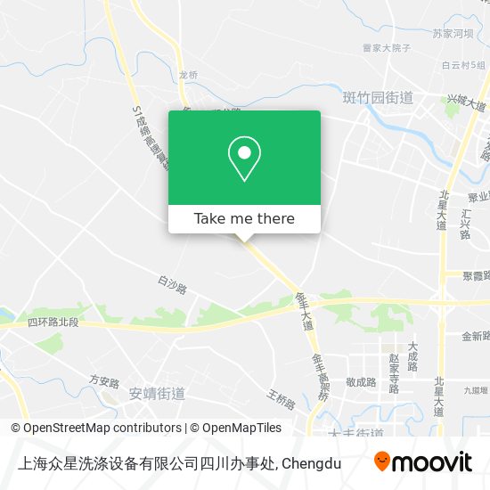 上海众星洗涤设备有限公司四川办事处 map
