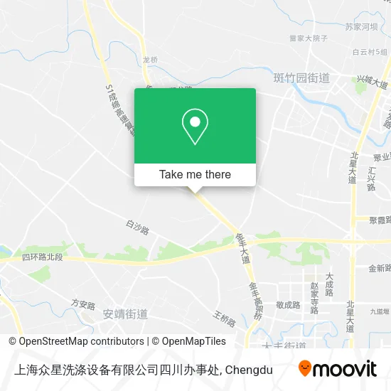 上海众星洗涤设备有限公司四川办事处 map