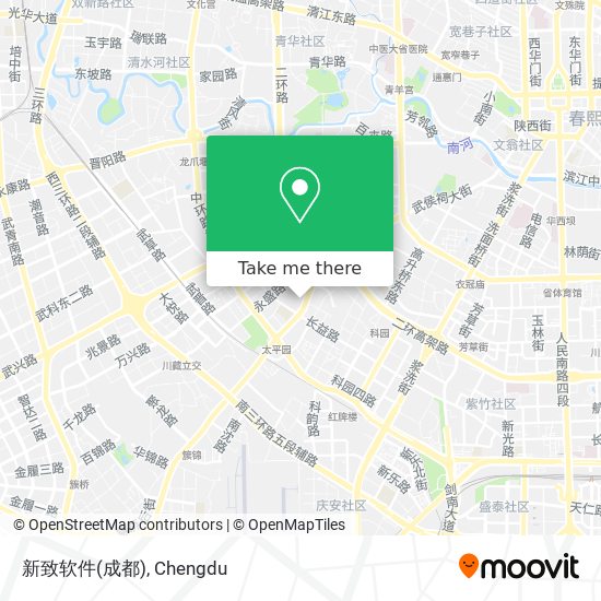新致软件(成都) map