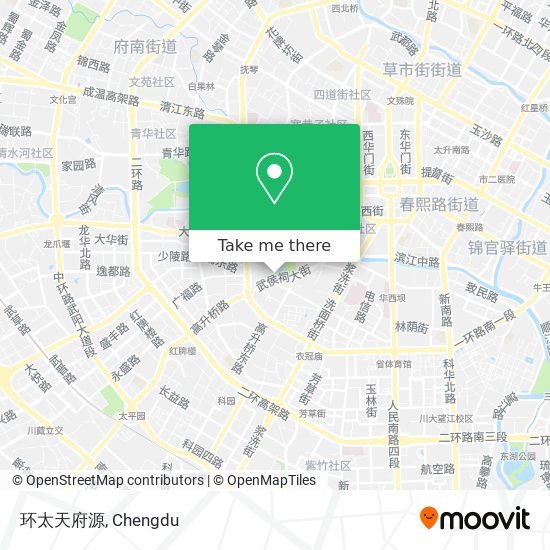 环太天府源 map