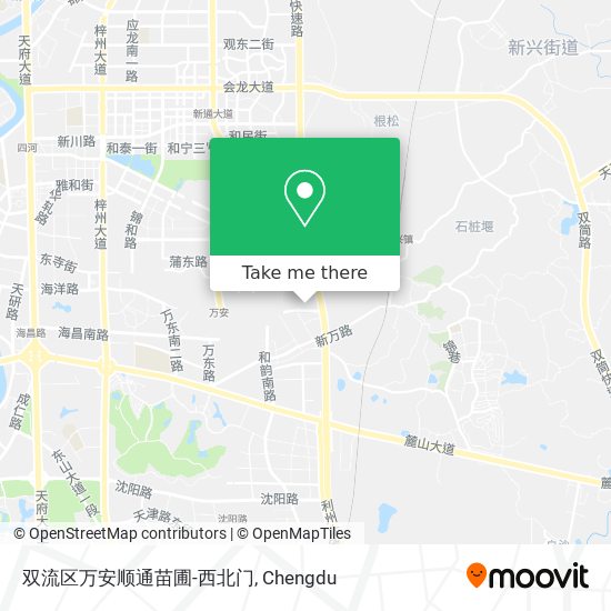 双流区万安顺通苗圃-西北门 map