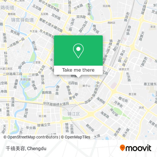 千禧美容 map