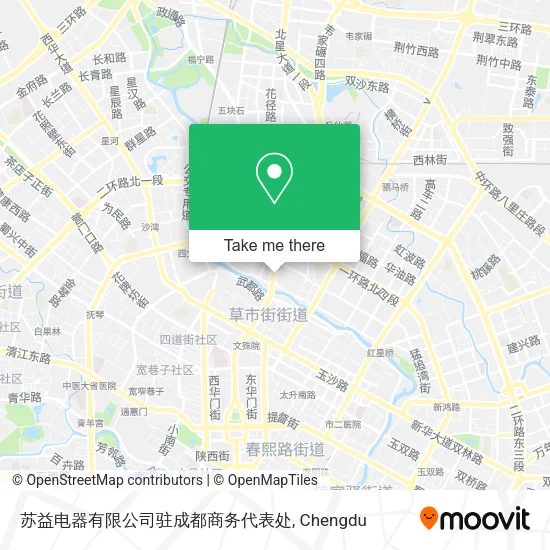 苏益电器有限公司驻成都商务代表处 map