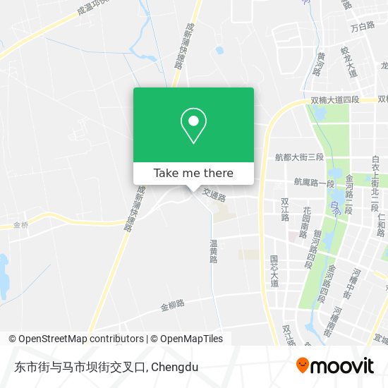 东市街与马市坝街交叉口 map
