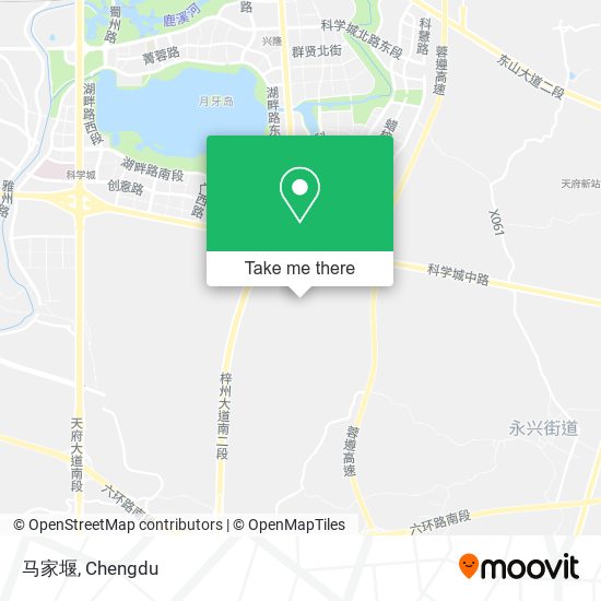 马家堰 map