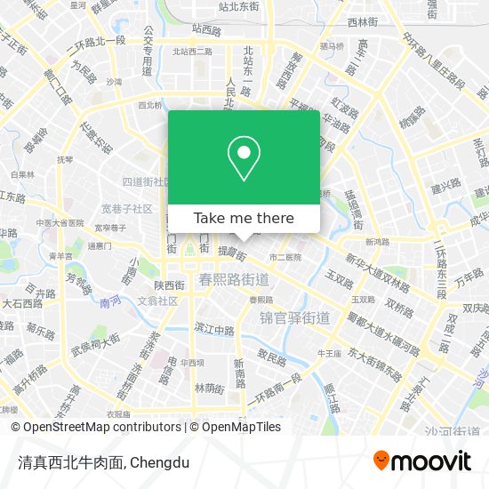 清真西北牛肉面 map