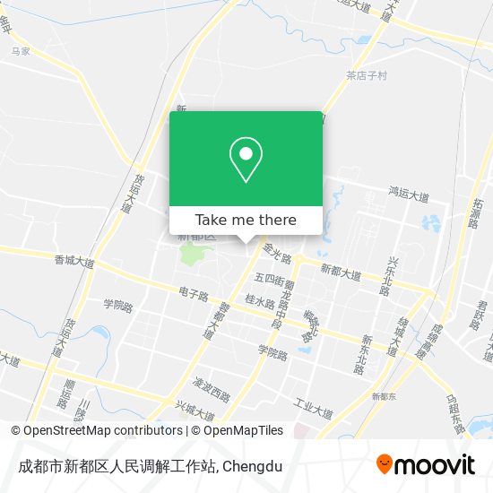 成都市新都区人民调解工作站 map