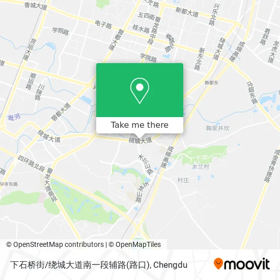 下石桥街/绕城大道南一段辅路(路口) map