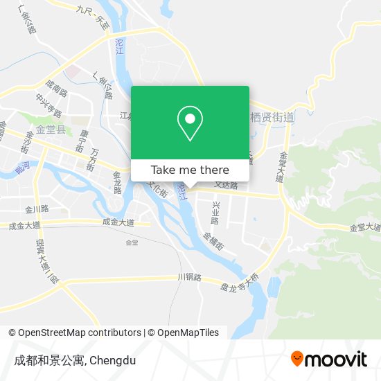 成都和景公寓 map