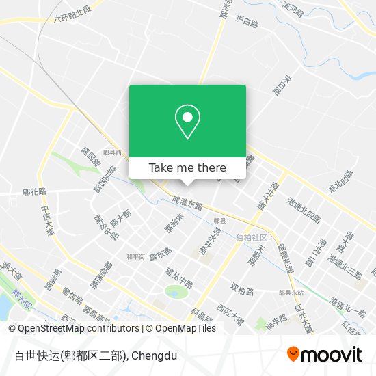 百世快运(郫都区二部) map