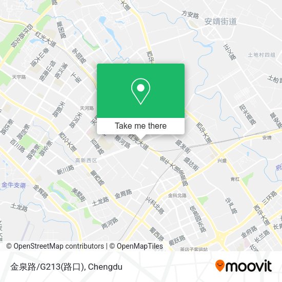 金泉路/G213(路口) map