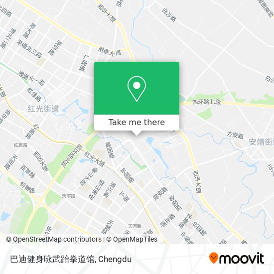 巴迪健身咏武跆拳道馆 map