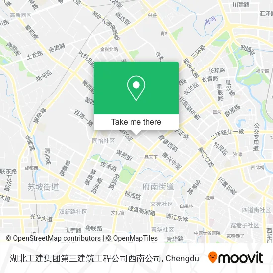 湖北工建集团第三建筑工程公司西南公司 map