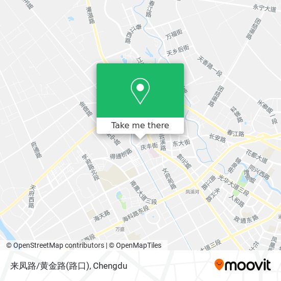 来凤路/黄金路(路口) map