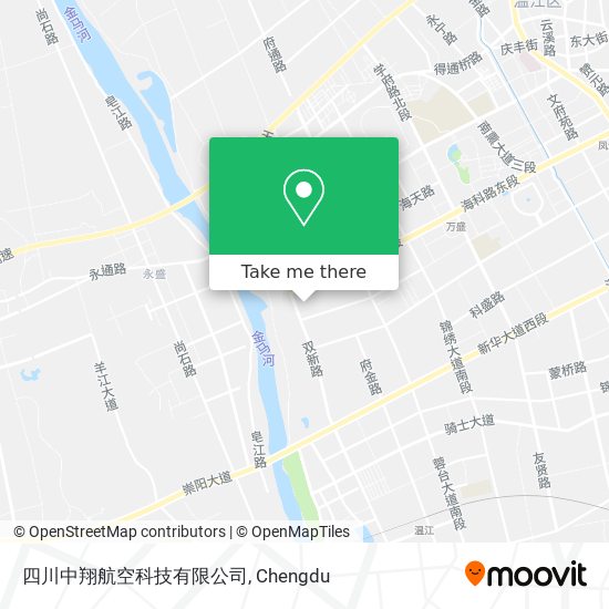 四川中翔航空科技有限公司 map