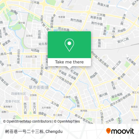 树蓓巷一号二十三栋 map