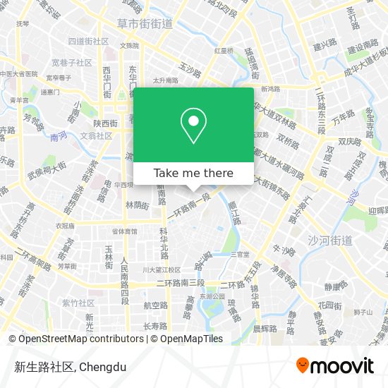 新生路社区 map