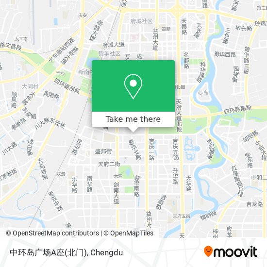 中环岛广场A座(北门) map