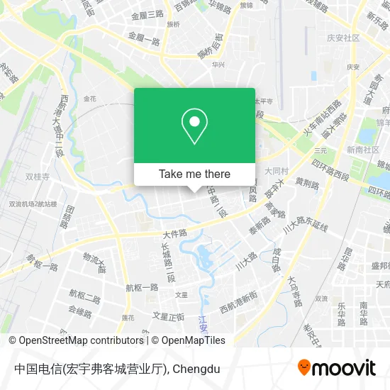 中国电信(宏宇弗客城营业厅) map