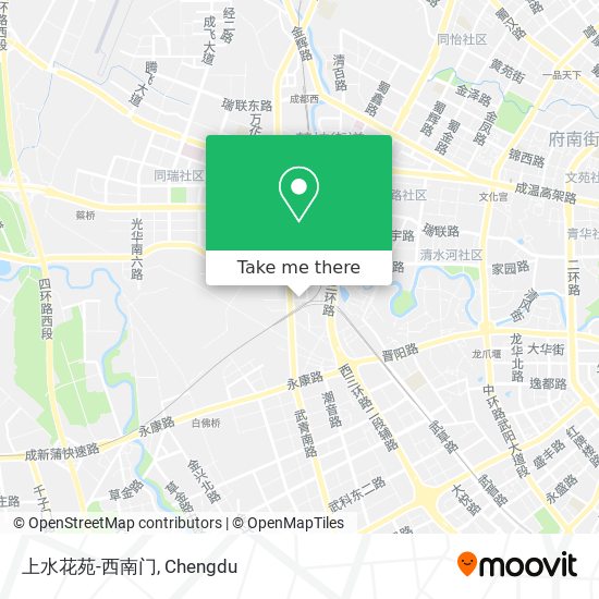 上水花苑-西南门 map