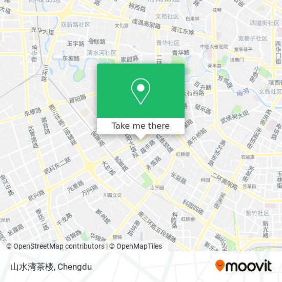 山水湾茶楼 map