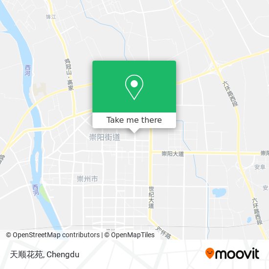 天顺花苑 map