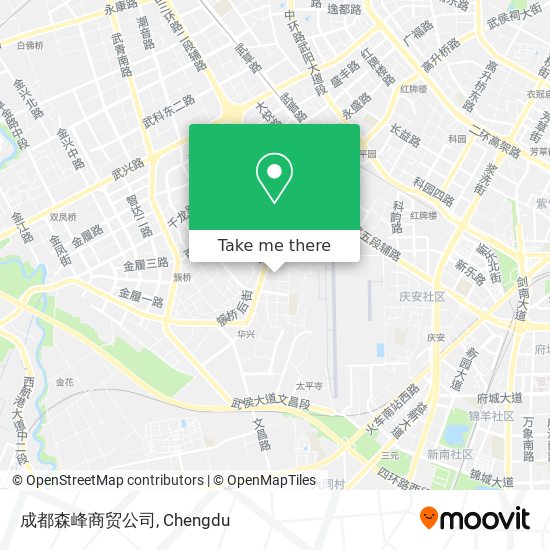 成都森峰商贸公司 map