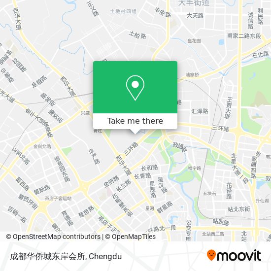 成都华侨城东岸会所 map