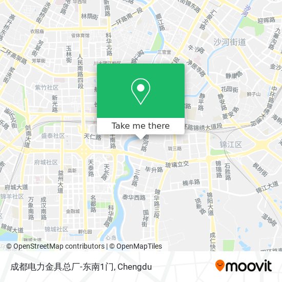 成都电力金具总厂-东南1门 map
