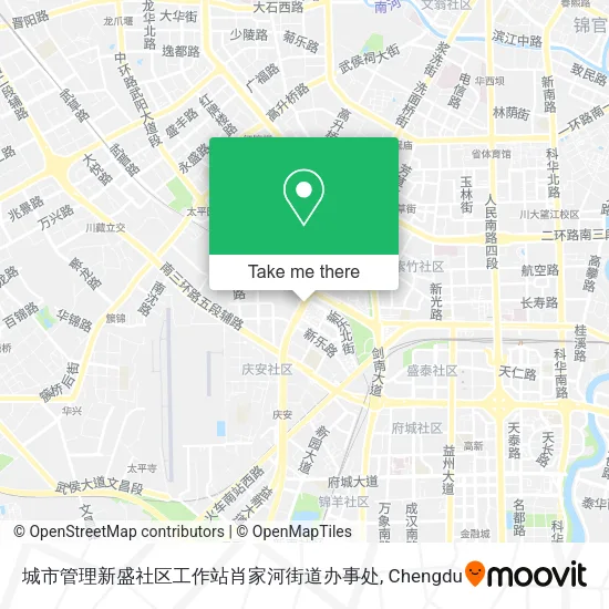 城市管理新盛社区工作站肖家河街道办事处 map