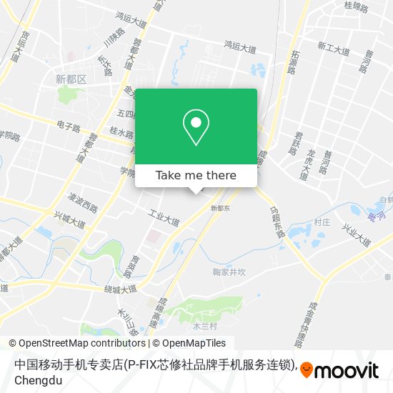 中国移动手机专卖店(P-FIX芯修社品牌手机服务连锁) map