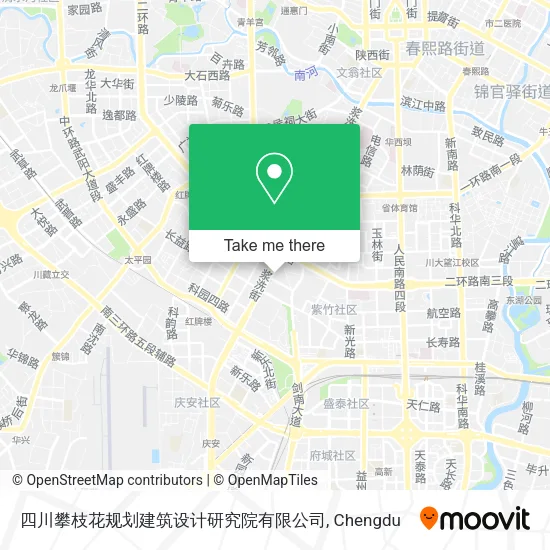四川攀枝花规划建筑设计研究院有限公司 map