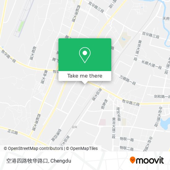 空港四路牧华路口 map