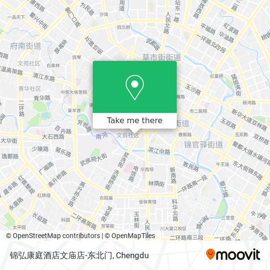 锦弘康庭酒店文庙店-东北门 map