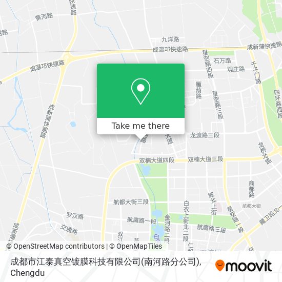 成都市江泰真空镀膜科技有限公司(南河路分公司) map