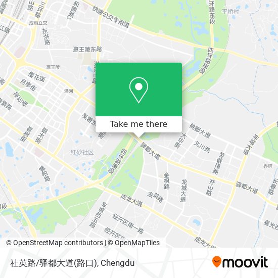 社英路/驿都大道(路口) map