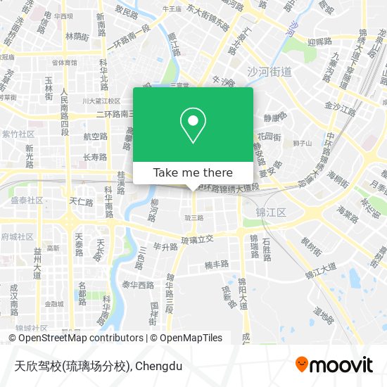 天欣驾校(琉璃场分校) map