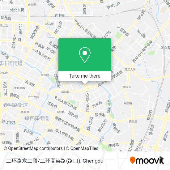 二环路东二段/二环高架路(路口) map