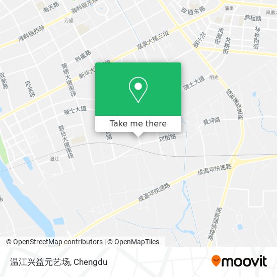 温江兴益元艺场 map