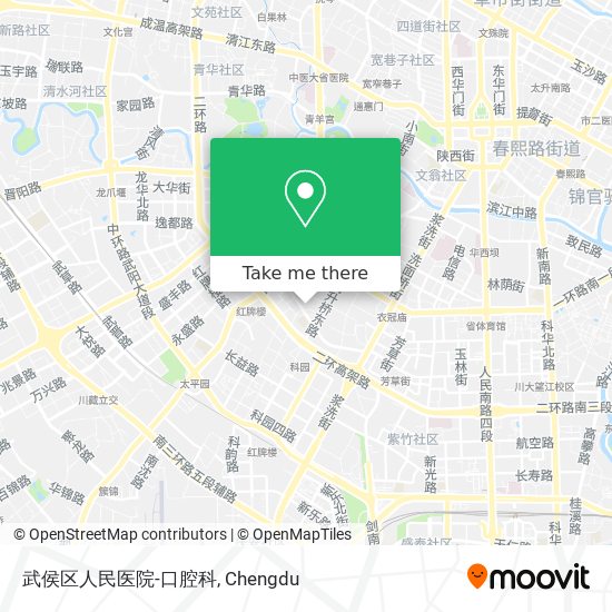 武侯区人民医院-口腔科 map
