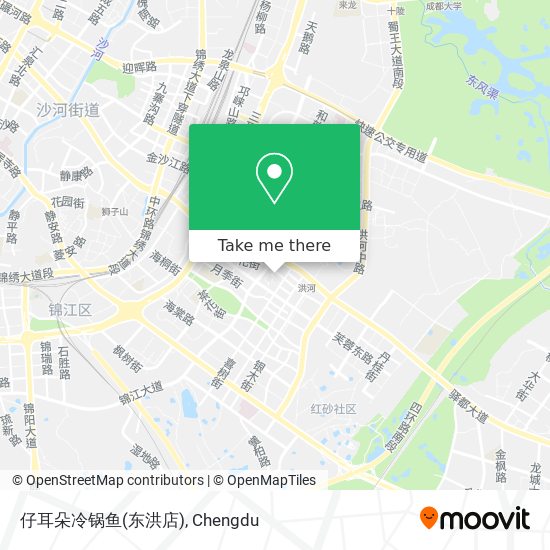 仔耳朵冷锅鱼(东洪店) map