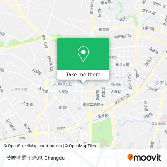 茂啤啤霸王烤鸡 map