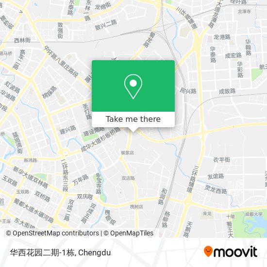 华西花园二期-1栋 map